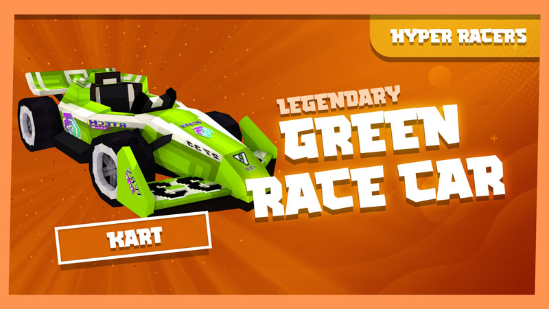 Green Race Car Key Art