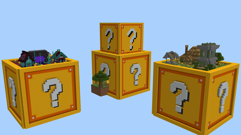 Giant Lucky Block Skyblock by Pixelusion