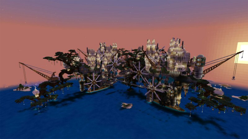 Steampunk City In Minecraft Marketplace Minecraft