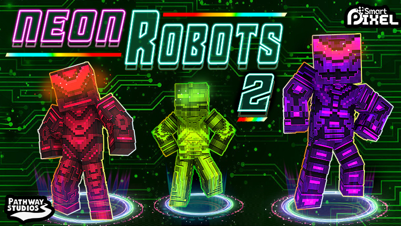 Neon Robots 2 Key Art