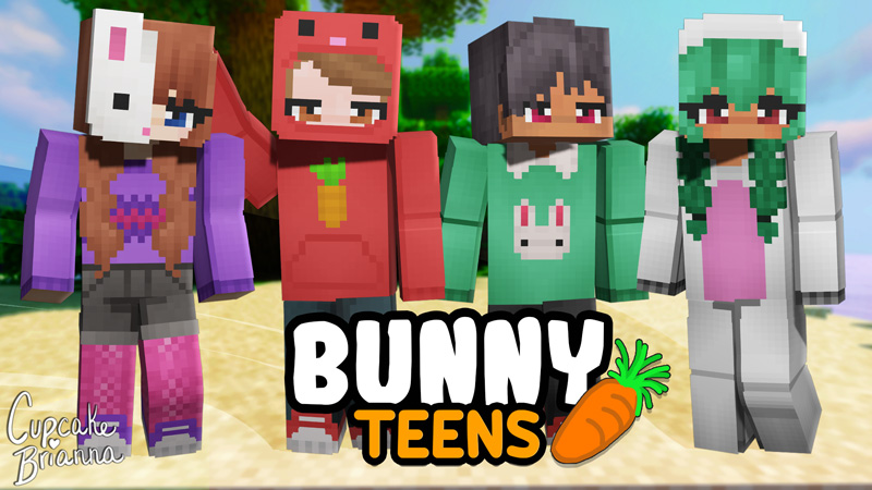 Bunny Teens HD Skin Pack in Minecraft Marketplace Minecraft