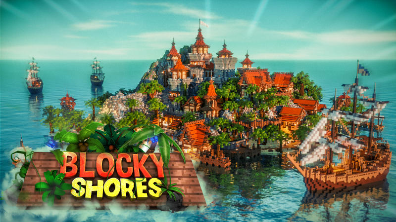 Blocky Shores Key Art