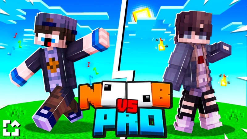 Noob vs Pro Key Art