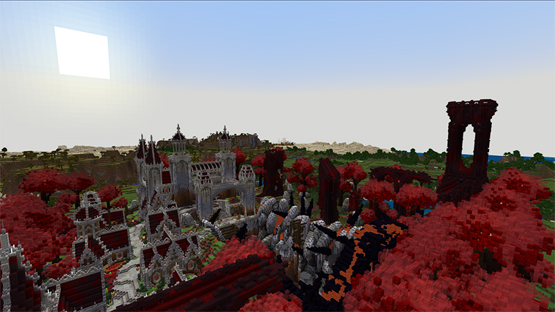 Nether Village by Gearblocks