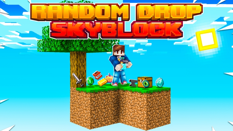 Random Drop Skyblock Key Art