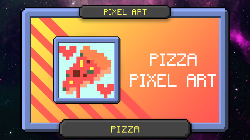 Pizza Pixel Art! Key Art