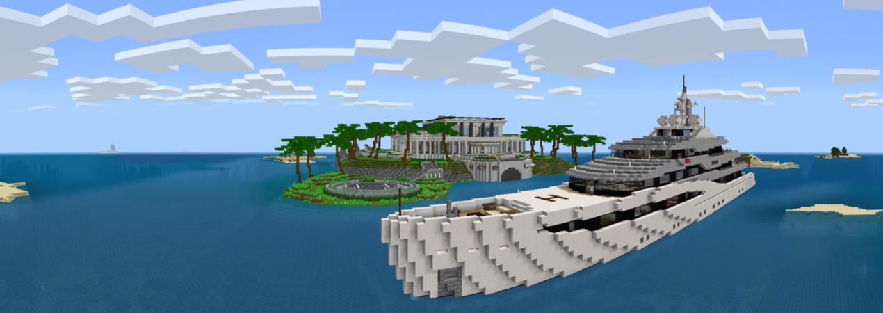 Island Mansion Panorama