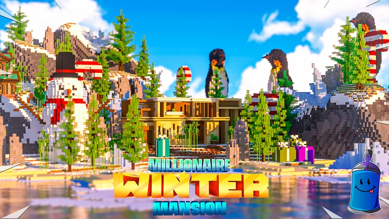 Millionaire Winter Mansion! Key Art