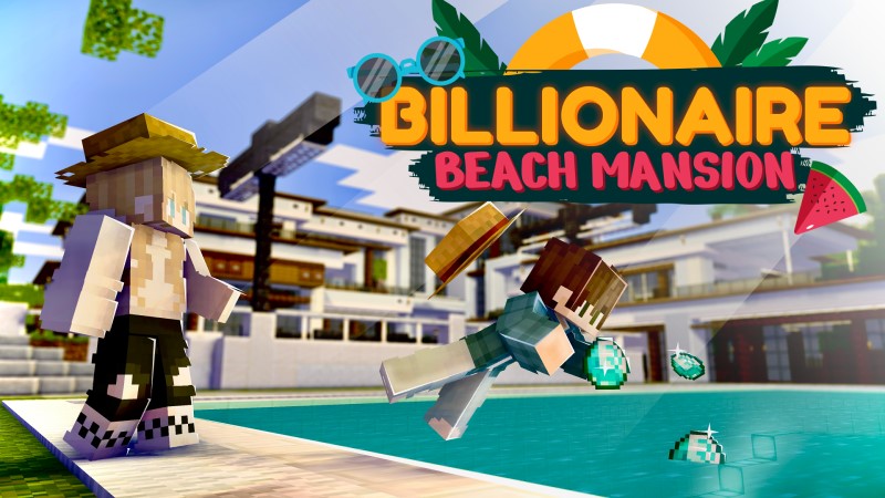 Billionaire Beach Mansion Key Art