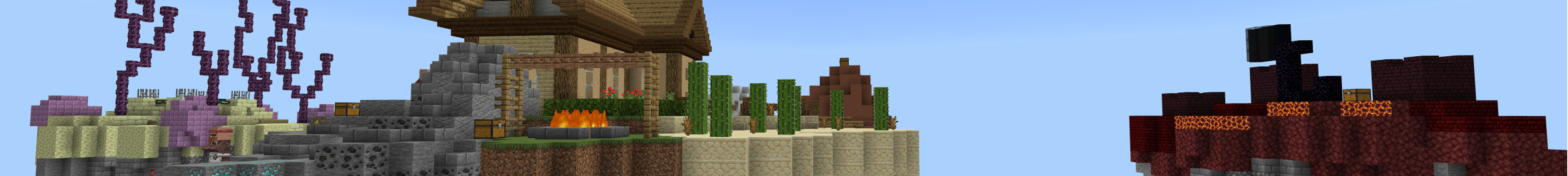 One Island Skyblock Panorama