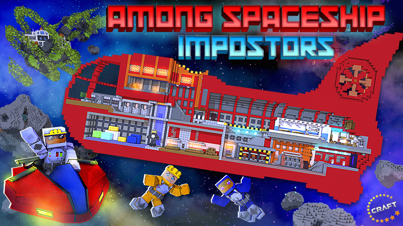 Among Spaceship Impostors In Minecraft Marketplace Minecraft