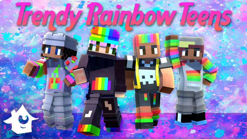 Trendy Rainbow Teens Key Art