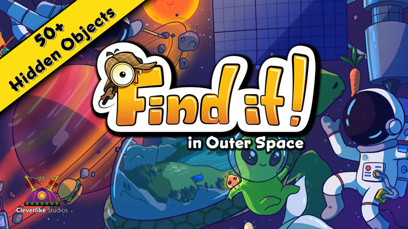 Find It! in Outer Space Key Art