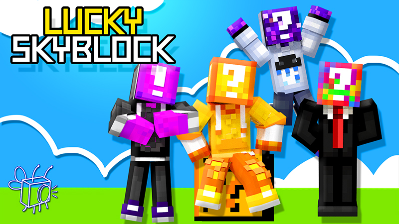 Lucky SkyBlock Key Art