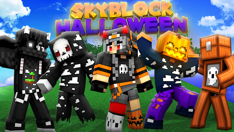 SkyBlock Halloween Key Art