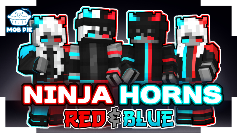 Ninja Horns: Red & Blue Key Art