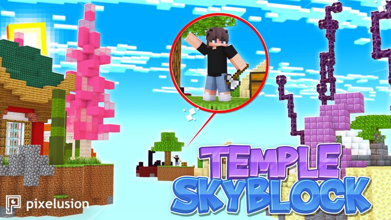 Temple Skyblock Key Art