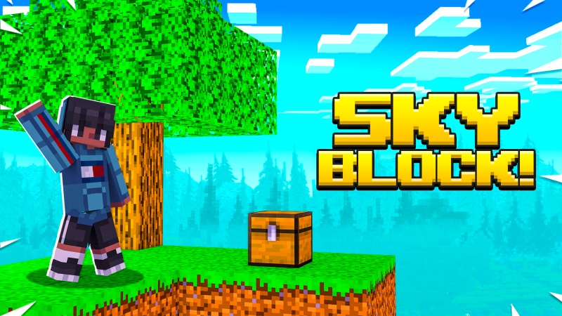 Sky Block! Key Art