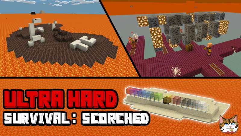 Ultra Hard Survival Scorched In Minecraft Marketplace Minecraft