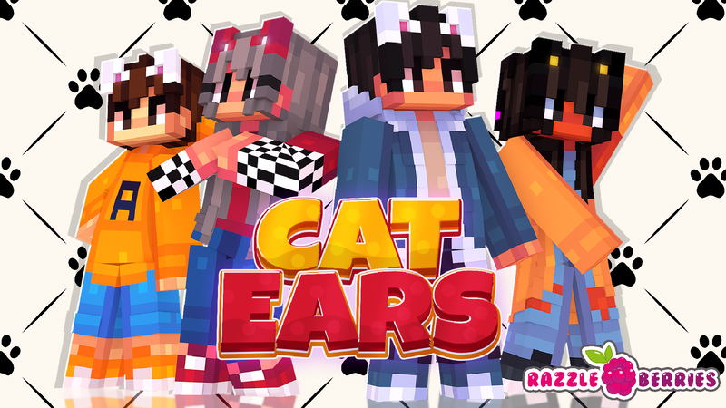 Cat Ears by Razzleberries (Minecraft Skin Pack) - Minecraft Bedrock ...