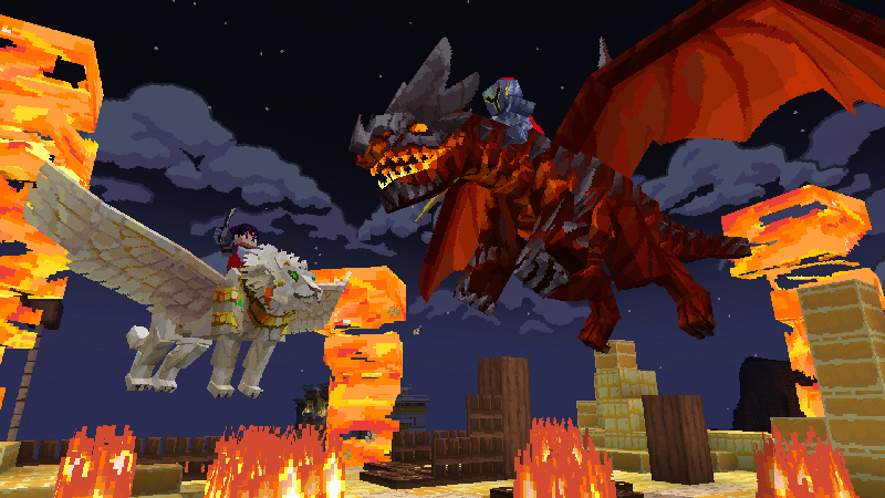 minecraft dragon the knight