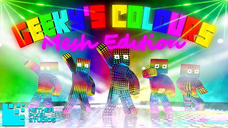 Elasticiteit schot Rot Geeky's Colours Mesh Edition in Minecraft Marketplace | Minecraft