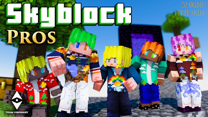 Skyblock Pros Key Art