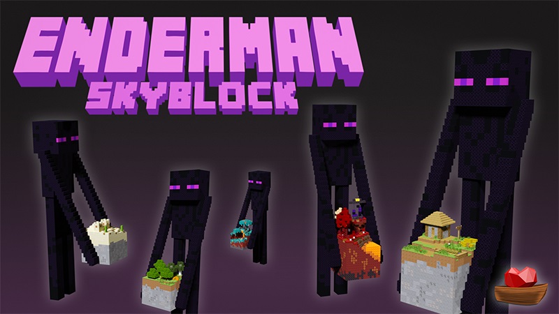 Enderman Skyblock Key Art