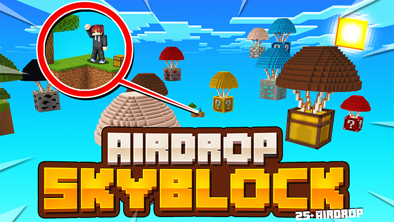 Airdrop Skyblock Key Art