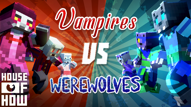 Vampires vs Werewolves Key Art