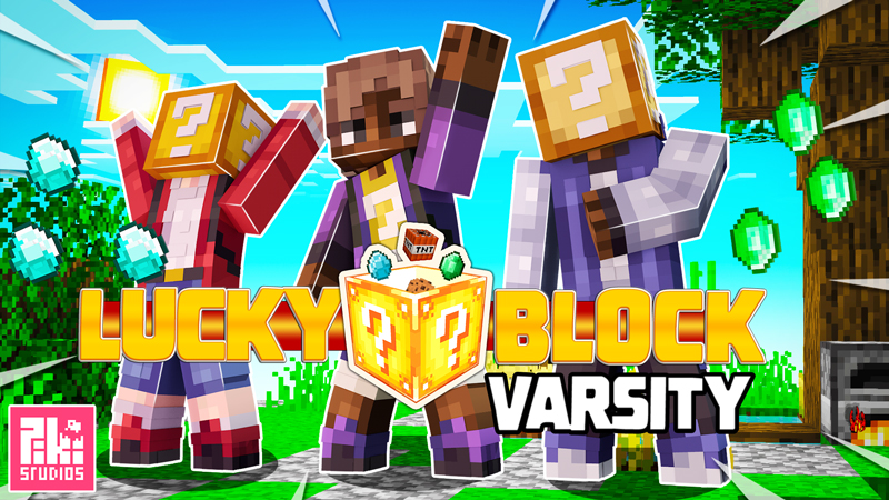 Lucky Block Varsity Key Art