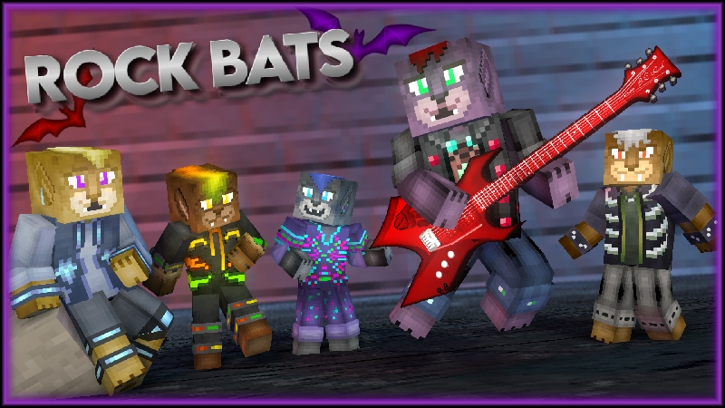 Rock Bats HD Skin Pack Key Art