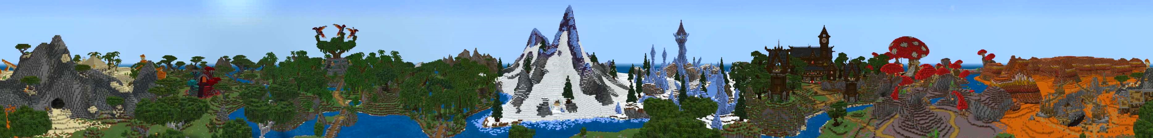 Ultimate Survival Biomes Panorama