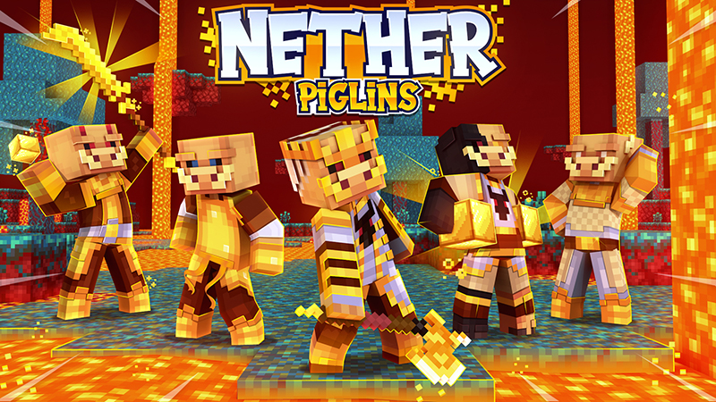 Nether Piglins Key Art