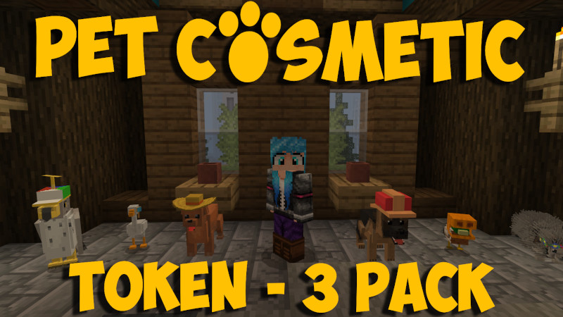 Pet Cosmetic Token - 3 Pack Key Art