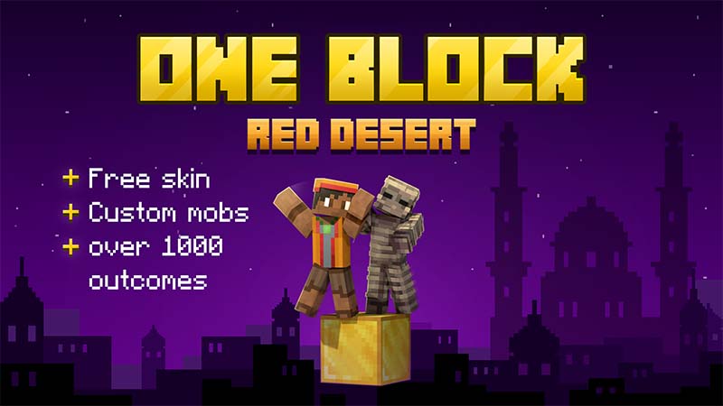 One Block Red Desert Key Art