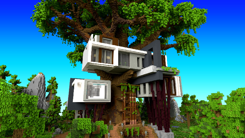 Tree House Mansion In Minecraft Marketplace Minecraft