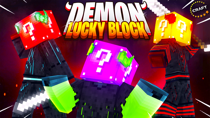 Demon Lucky Blocks Key Art