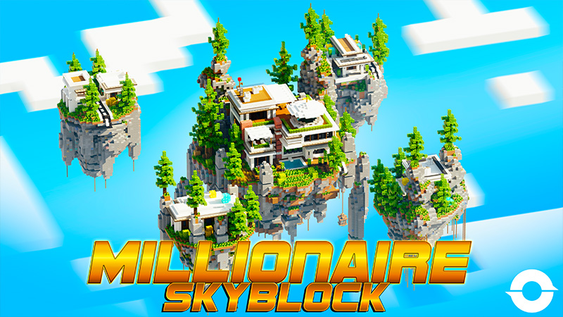 Millionaire Skyblock Key Art