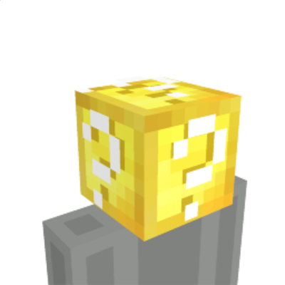 Gold Lucky Block Head on the Minecraft Marketplace by Cleverlike Gold Lucky Block Head on the Minecraft Marketplace by Cleverlike