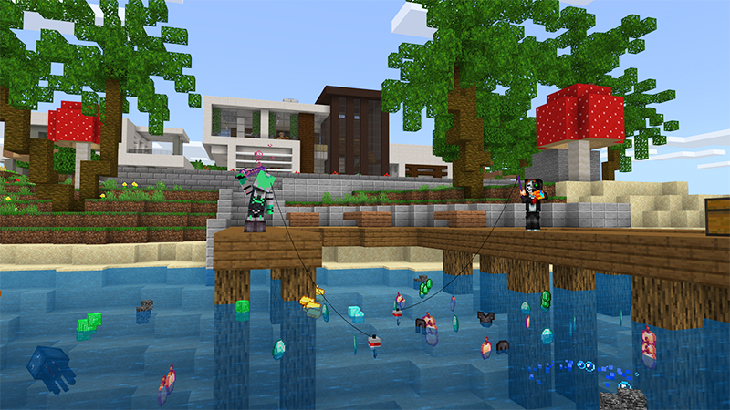 Fishing Hacker by Diluvian (Minecraft Marketplace Map) - Minecraft