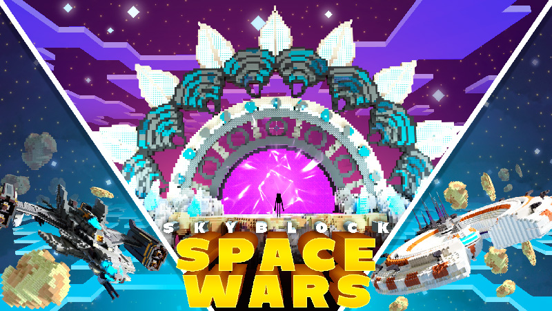 Skyblock Space Wars Key Art