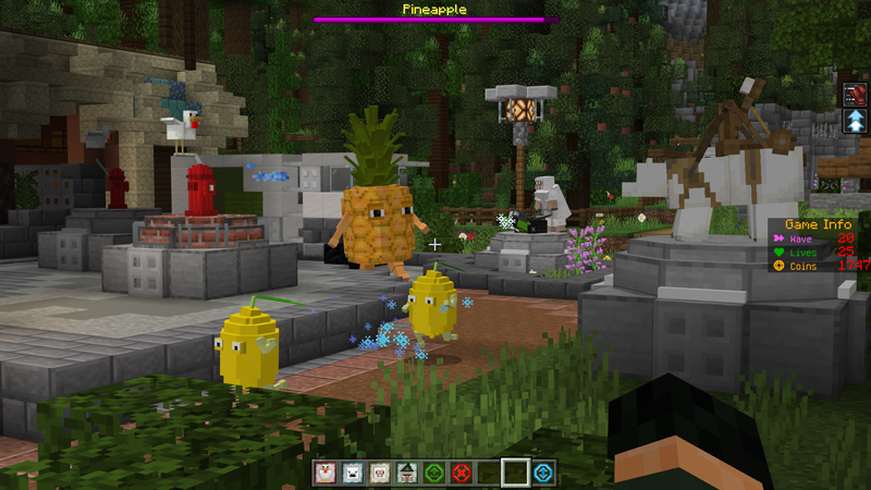 Fruit Zoo Tower Defense In Minecraft Marketplace Minecraft