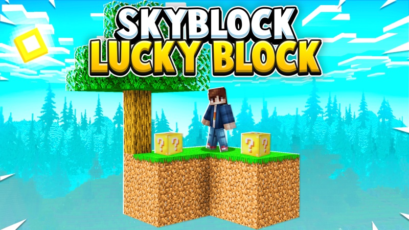 Skyblock Lucky Block Key Art