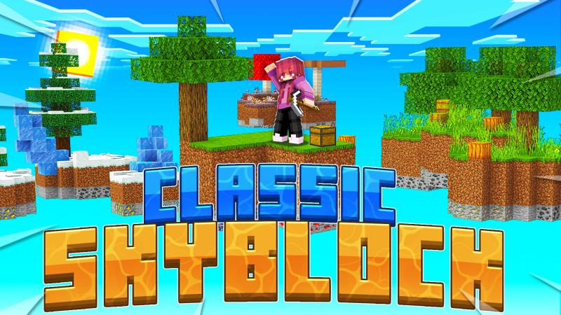 Classic Skyblock Key Art