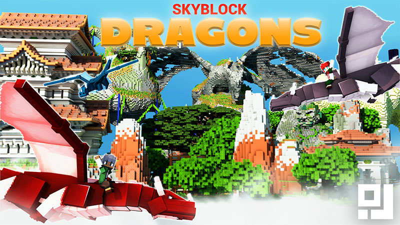 Skyblock Dragons Key Art