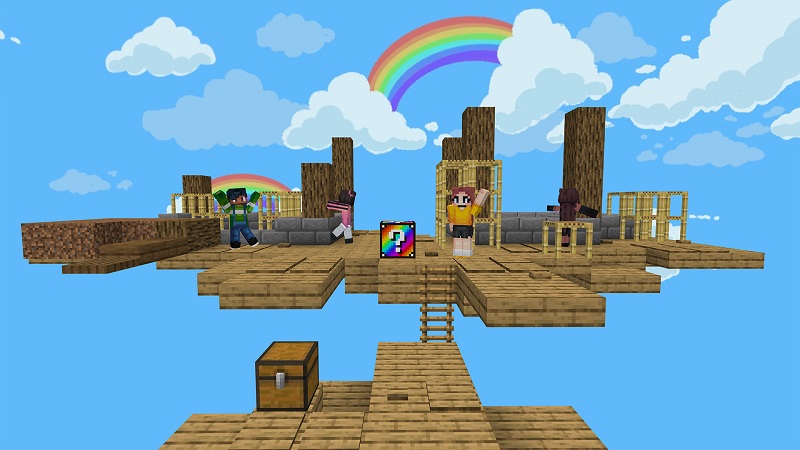 Rainbow One Block Lucky Block by BBB Studios