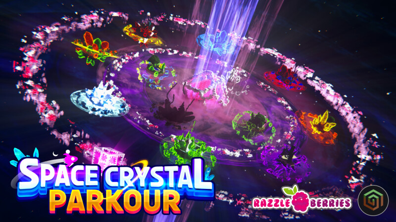 Space Crystal Parkour Key Art