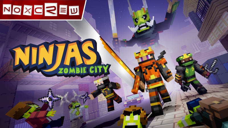 Ninjas Of Zombie City In Minecraft Marketplace Minecraft