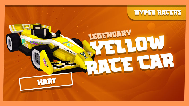 Yellow Race Car Key Art